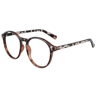 玳瑁色超轻素颜神器眼镜女近视可配度数大框显脸小高级感眼睛框架