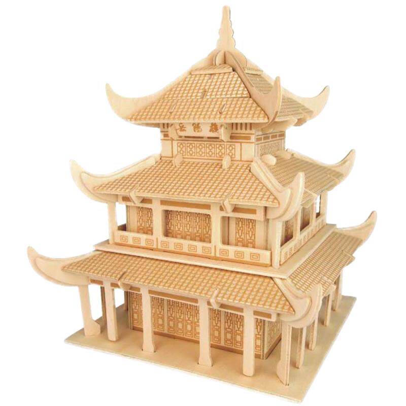 仿真3D立体拼图四大名楼益智玩具