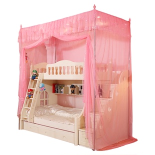 子母床蚊帐上下铺高低落地不锈钢支架1.5米1.2双层床儿童学生宿舍