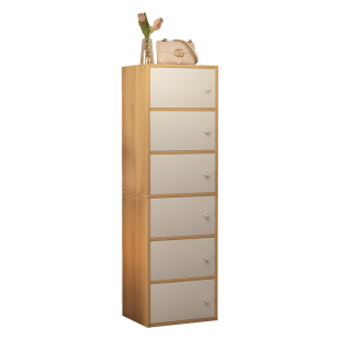 书架置物架落地多层卧室靠墙收纳柜飘窗柜家用转角夹缝格子架书柜