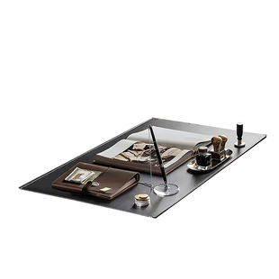 一匚 现代轻奢托盘钢笔花器碳棒香薰 样板间办公室书房卧室装饰品