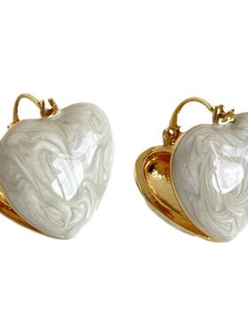 magicboxacc珐琅立体爱心耳扣