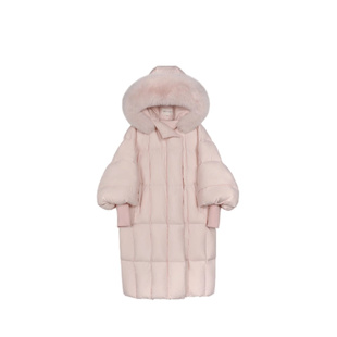 2025冬季新款女超仙超美高级鸭绒加厚长款羽绒服保暖宽松毛领少女