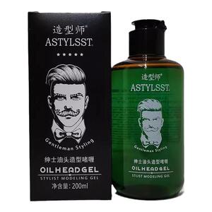 造型师强力定型啫喱油头膏