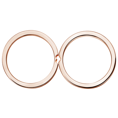 原创爱心情侣戒指足银礼物