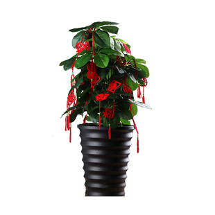 过年新年福字盆栽吊饰装饰发财树小挂件家用室内春节布置挂饰客厅