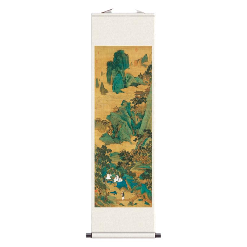 文征明条幅卷轴客厅茶室挂画国画