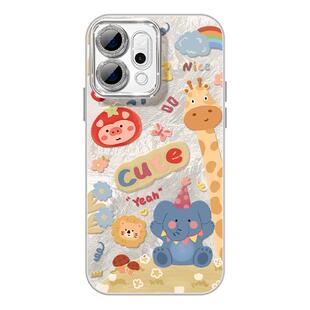 适用opporeno14手机壳女款reno12pro保护套13全包9pro硅胶8防摔reno7se支架oppo软壳por动物爆款11卡通10外壳