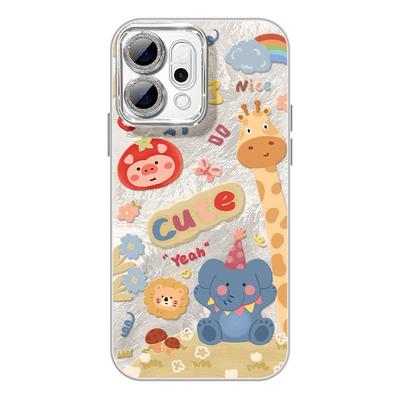 适用opporeno14手机壳女款reno12pro保护套13全包9pro硅胶8防摔reno7se支架oppo软壳por动物爆款11卡通10外壳