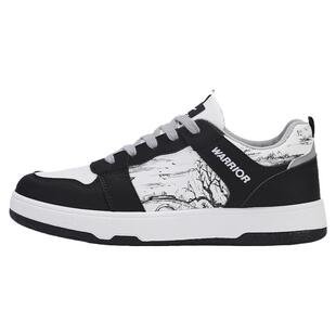 回力官方旗舰店男鞋2026年新款国潮水墨画板鞋皮面男士休闲鞋子男