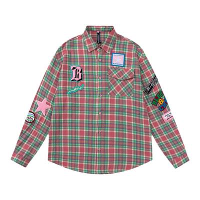 【限时优惠】格子长袖衬衫