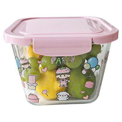 大容量玻璃保鲜盒密封盒可微波