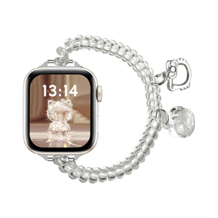 适用华为watch fit5手表带新款5pro女款透气发圈手带watchfit4智能运动女生手表链3高级感2夏季专用1系列手链