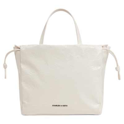 柔软抽绳手提单肩托特包女