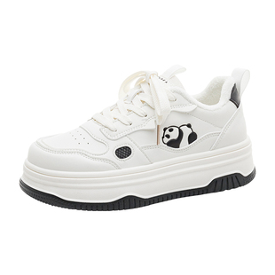 森马女鞋冬季加绒保暖二棉鞋女款小白鞋2026新款休闲板鞋子女厚底