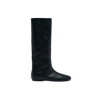 增高4cm~2026冬季新款百搭圆头平底柔软瘦瘦靴高筒骑士长靴女靴