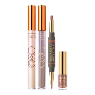 OUTOFOFFICE雾嘟笔唇笔唇膏笔雾都肉桂色丰唇703ooo双头唇线笔