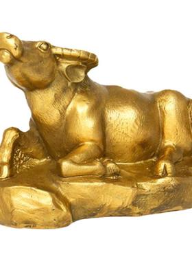 纯铜水牛摆件化解正北卫生间