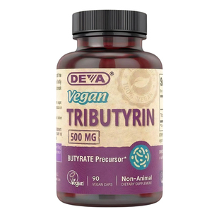 美国原装Deva全素三丁酸甘油酯500毫克90粒素食TRIBUTYRIN肠道