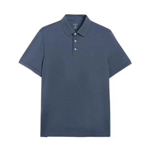 【深海polo衫】威可多短袖T恤衫男夏季海鸥领Polo冰感桑蚕丝保罗