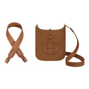 宽肩带适用于爱马仕TC皮菜篮子lindy伊芙琳29evelyne改造皮肩带