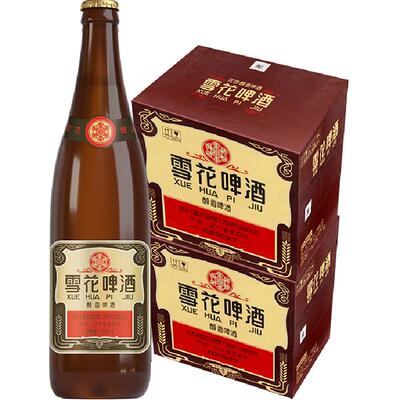 雪花啤酒沈阳老雪花640ml*12瓶*2