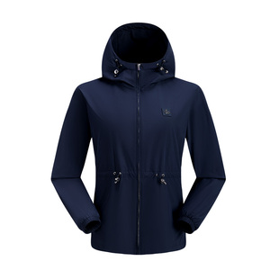 Navigare意大利小帆船2026春季收腰夹克短外套女士宽松连帽上衣