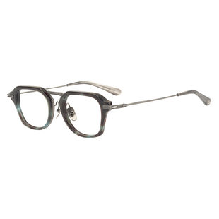 禁止怯场！总宽155日本纯钛男潮大框复古防蓝光近视板材眼镜框架