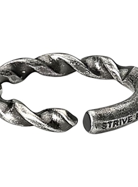 欧美简约个性小众设计感戒指男冷淡风高级感食指环戒子2025新款潮