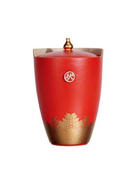 故宫茶杯红色创意茶杯节庆礼
