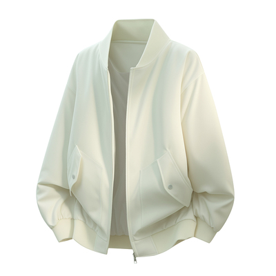 WASSUP简约百搭棒球棉服夹克外套