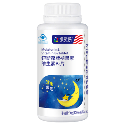 纽斯葆牌褪黑素B6片改善睡眠成人