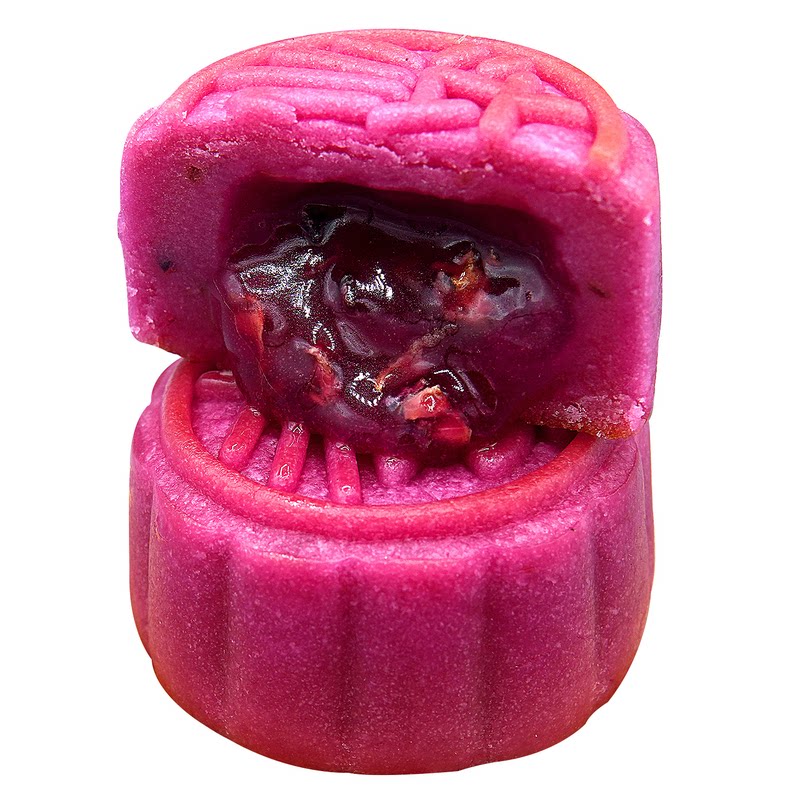 高端玫瑰流心月饼港式批发整箱中秋节广式奶黄流心广州蛋黄酒家