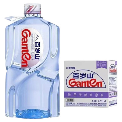 百岁山天然矿泉水4.5L/348Ml