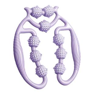 腿部按摩器瘦大腿小腿肌肉瘦腿神器环形夹腿滚轮经络疏通按摩减肥
