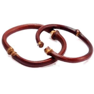 佑善阁鸡血藤手镯女款野生素圈