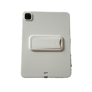 皮纹自带支架可调节纯色适用苹果2025ipadpro保护套支架平板Air3468壳第十代12.9寸ins简约TPUminimini女九软