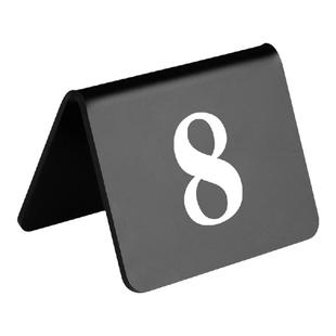 桌号牌立式留座位桌牌餐饮台号牌双面餐厅餐桌饭店台卡定制数字号码展示牌亚克力已预订排队等取餐标识牌制作