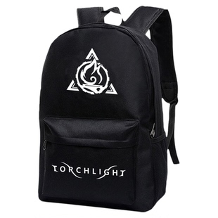 Steam手游 火炬之光无限双肩包简约休闲百搭书包潮流旅行手提背包