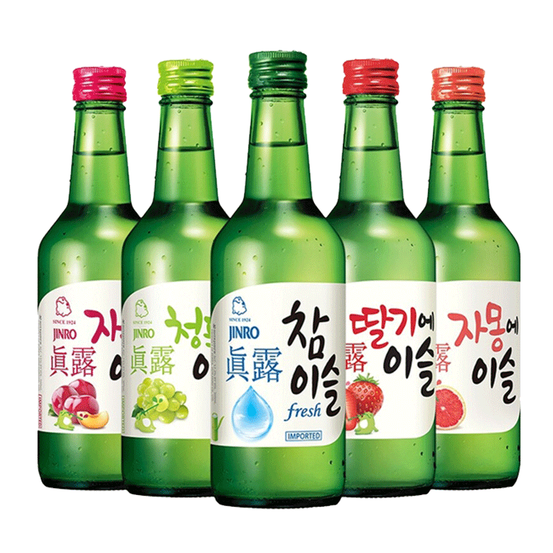 真露烧酒360ml韩国进口