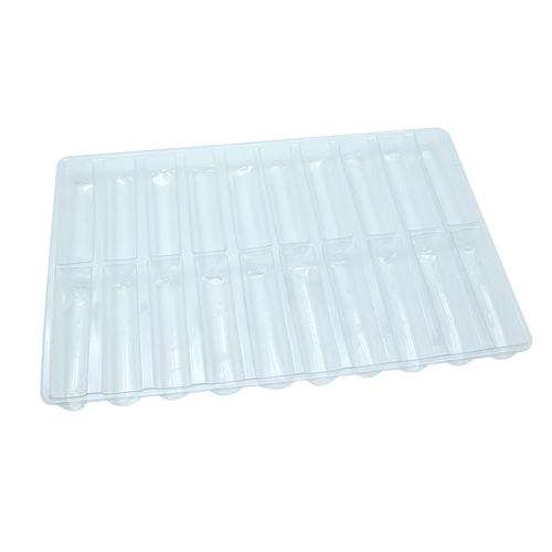 20格长条五金电子零件吸塑底盘包装盒工厂直发可定制吸塑底托PVC