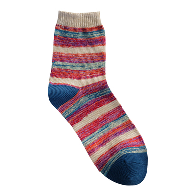 Himade男女古粗线民族风针织袜子