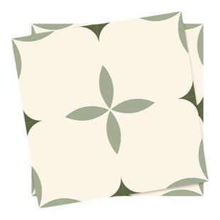 《Bloom》卫生间地面瓷砖翻新地贴ins风法式花砖厨房防水地砖贴纸