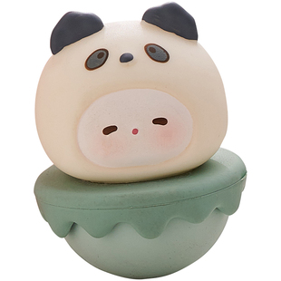 可爱不倒翁治愈情绪稳定小摆件办公桌面装饰工位解压生日礼物女生