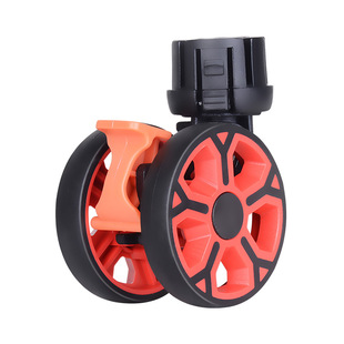 易牌M-04系列便携购物筐折叠手拉超市买菜车脚轮爬楼轮(轮子配件)