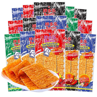 【自营】bento拌多乐鱿鱼片海鲜鱼片干辣条零食超味手撕辣片即食