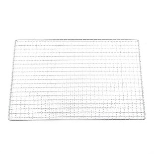 加厚不锈钢长方形烧烤网烤肉网铁丝网格碳烤炉网片烤架垫商用户外