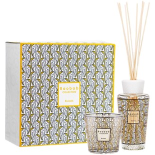 baobab进口无火香薰女高档香氛精油卧室室内持久扩香香薰蜡烛礼盒