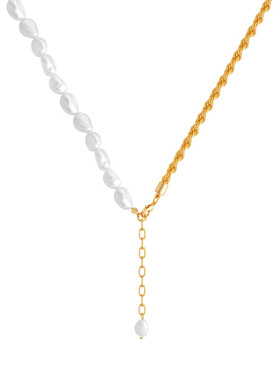 欧美冬季新品甜酷ins女性感珍珠