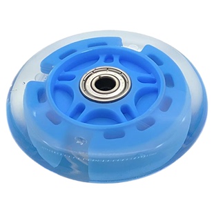 儿童滑板车配件轮子静音pu剪刀车扭扭车发光胎螺丝蛙式车前后轱辘